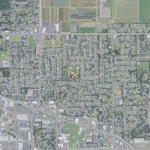 Aerial/Satellite Image of Highland Elementary School, OR