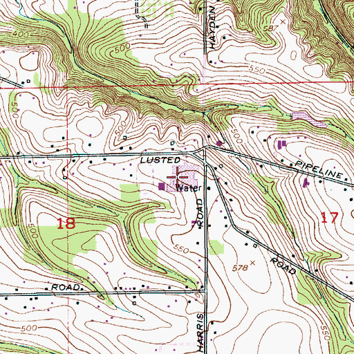 Topographic Map of Sam Barlow High School, OR