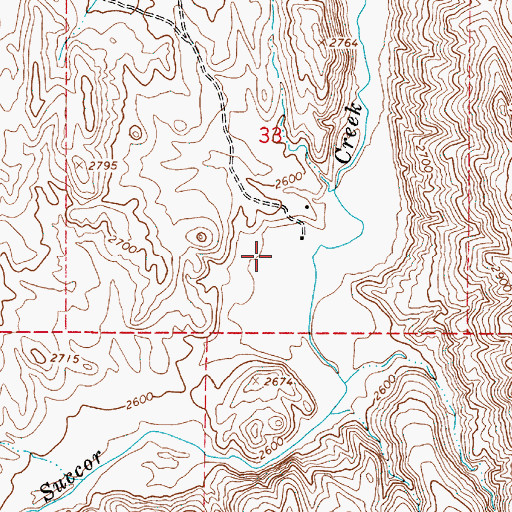 Topographic Map of Davis Ranch, OR