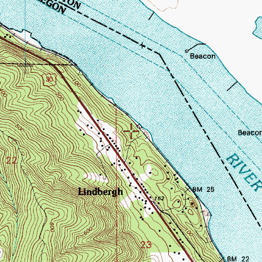 Topographic Map of Piedmont Creek, OR