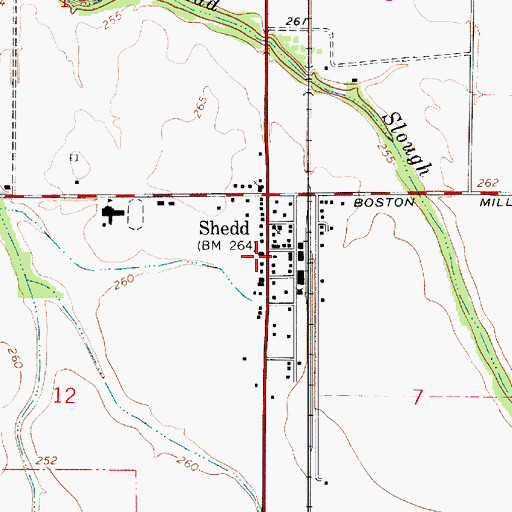 Topographic Map of Memorial Park, OR