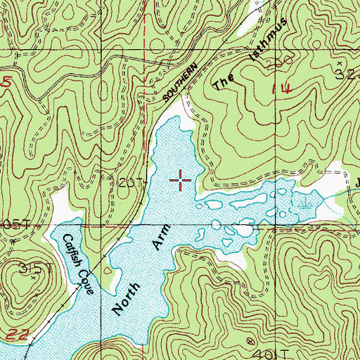 Topographic Map of Booth Landing, OR