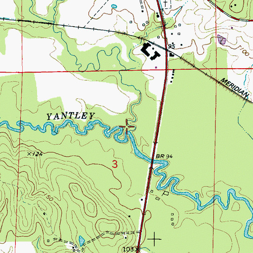 Topographic Map of Clear Creek, AL