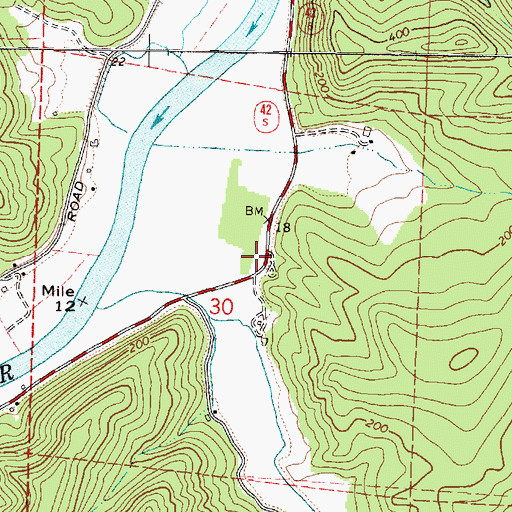 Topographic Map of Sweet Myrtle State Natural Site (historical), OR