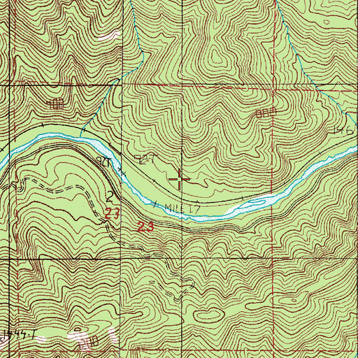 Topographic Map of Maples (historical), OR