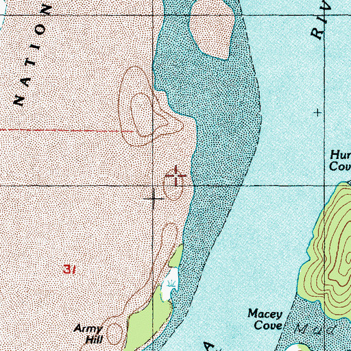 Topographic Map of Umpqua City (historical), OR