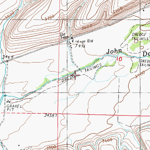 Topographic Map of Susie Creek, OR