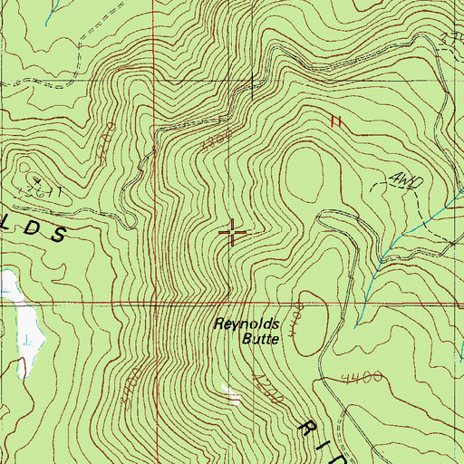 Topographic Map of Illahee Spring, OR