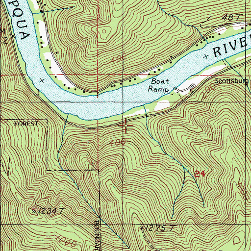 Topographic Map of Murphys Camp (historical), OR