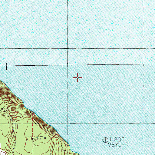 Topographic Map of Melvins Pond, OR