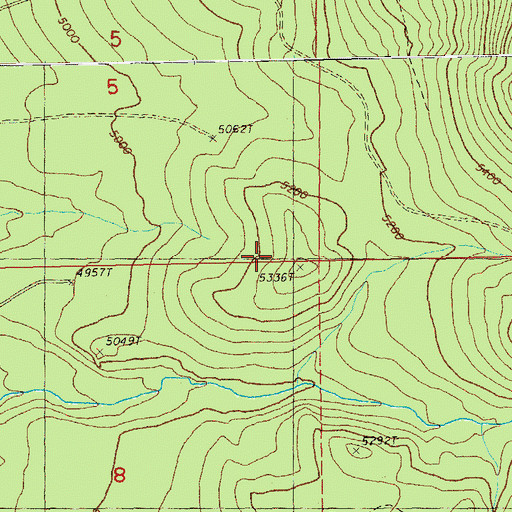 Topographic Map of Skeeter Butte, OR