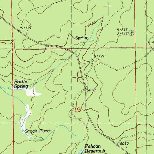 Topographic Map of Pelican Bay Camp (historical), OR