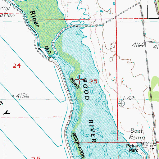 Topographic Map of Bootleg Pond, OR