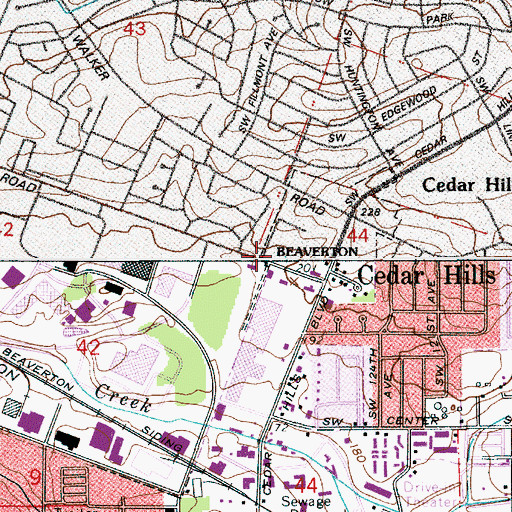 Topographic Map of Johnson Spring, OR