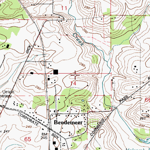 Topographic Map of Hembree Reservoir, OR