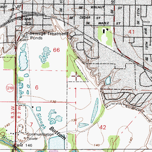 Topographic Map of Teufel Reservoir, OR