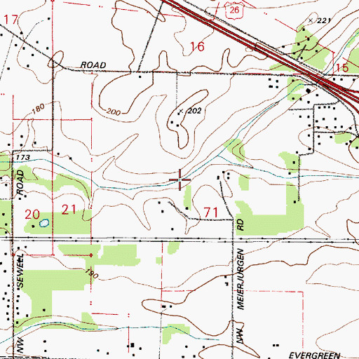 Topographic Map of Leichtman Sump, OR