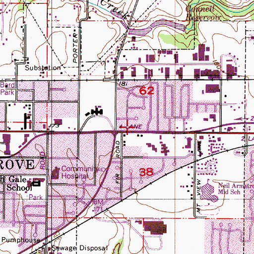 Topographic Map of Haynes (historical), OR