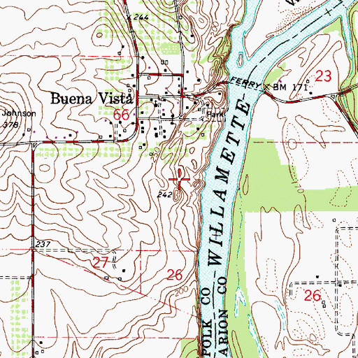 Topographic Map of Drazdoff Reservoir, OR