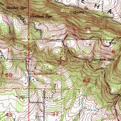 Topographic Map of Verley Pond, OR