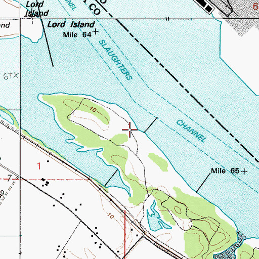 Topographic Map of Dibblees Beach, OR
