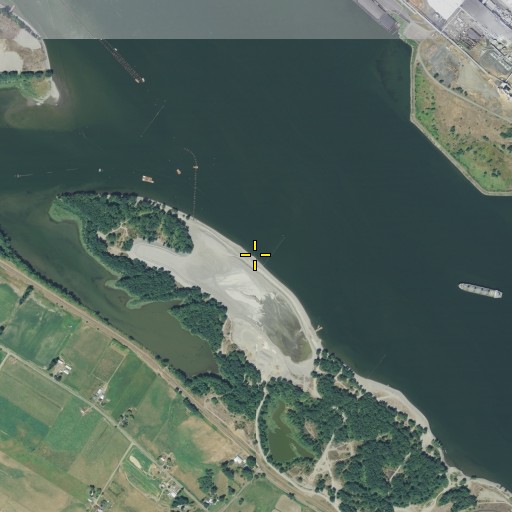 Aerial/Satellite Image of Dibblees Beach, OR