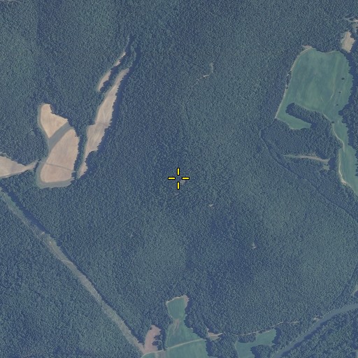Aerial/Satellite Image of Cloud Mountain, AL