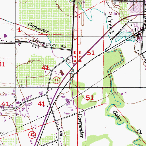 Topographic Map of Detour (historical), OR