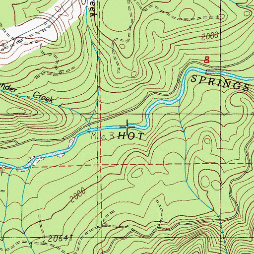 Topographic Map of Dutch Creek, OR