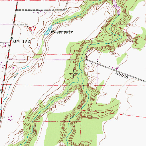 Topographic Map of East Champoeg Creek, OR