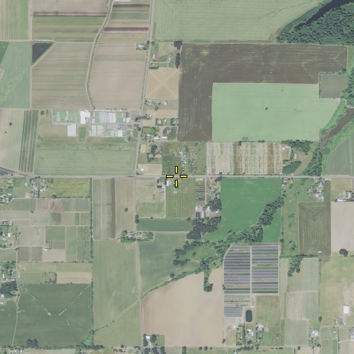 Aerial/Satellite Image of Elliott Prairie, OR