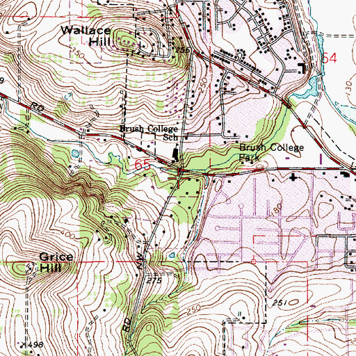 Topographic Map of Gibson Gulch, OR
