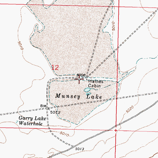 Topographic Map of Haines Cabin, OR