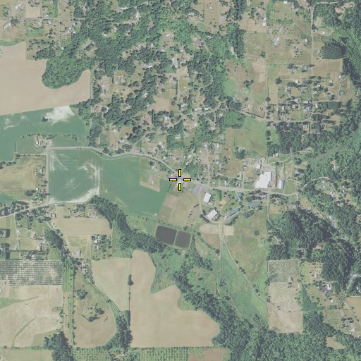 Aerial/Satellite Image of Laurelwood Adventist Elementary School, OR