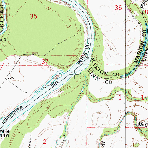 Topographic Map of McCarthy Slough, OR