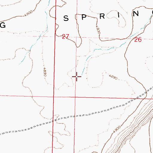 Topographic Map of Juniper Creek, OR