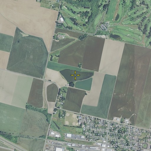 Aerial/Satellite Image of Lind Reservoir, OR