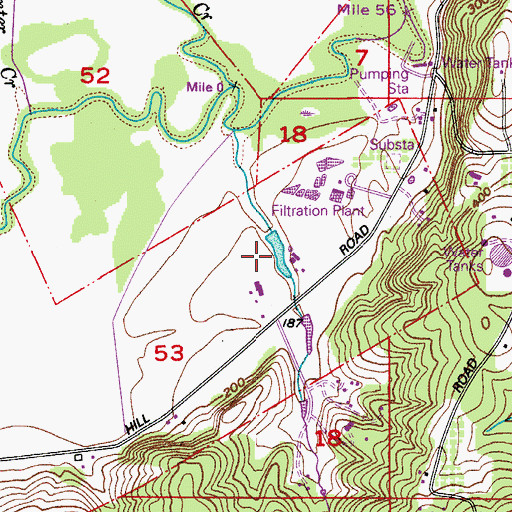 Topographic Map of North Reservoir, OR