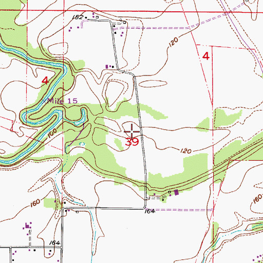 Topographic Map of Johnson Creek, OR