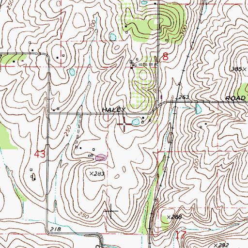 Topographic Map of Lundeen Reservoir, OR