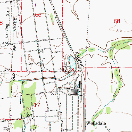 Topographic Map of G P Reservoir, OR
