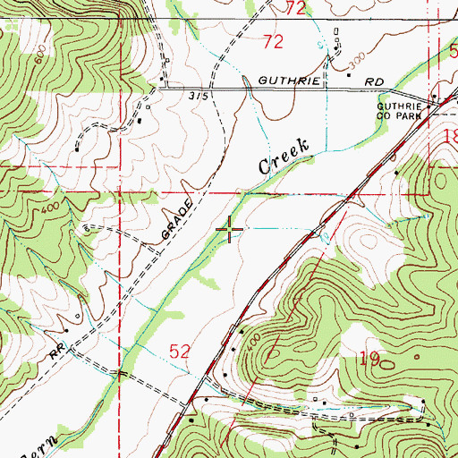 Topographic Map of Gilliam Swale, OR