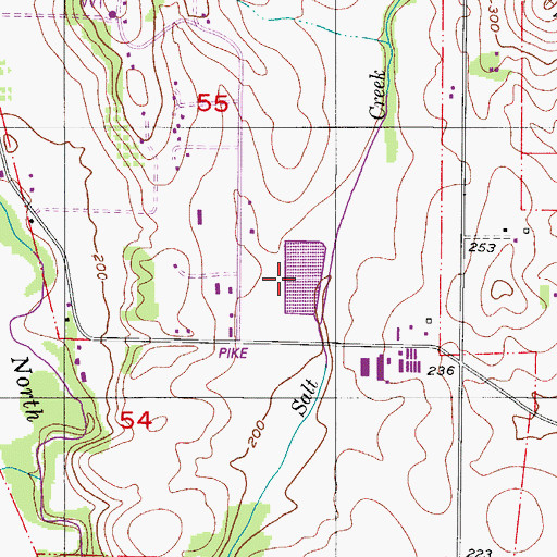 Topographic Map of Fidel Brothers Irrigation Reservoir, OR