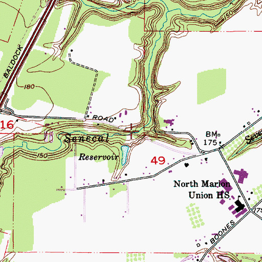 Topographic Map of Fry Creek, OR