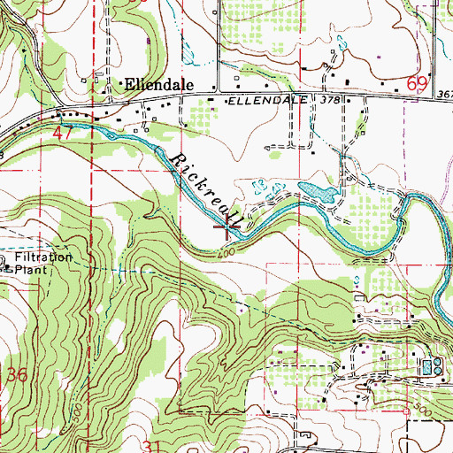 Topographic Map of Lauterman Creek, OR