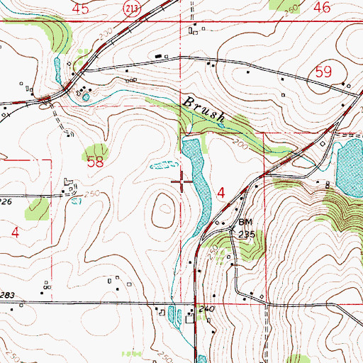 Topographic Map of Stadeli Reservoir, OR