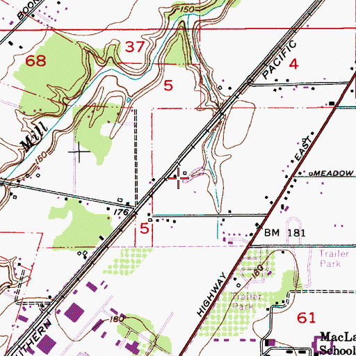 Topographic Map of O'Neal Reservoir, OR