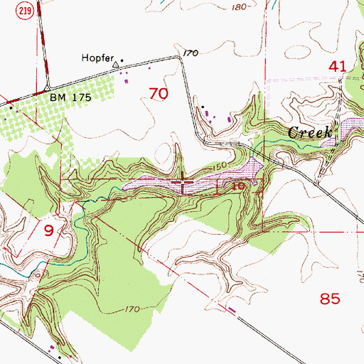Topographic Map of Zorn Pond, OR