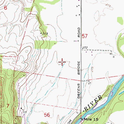 Topographic Map of Independence Prairie, OR