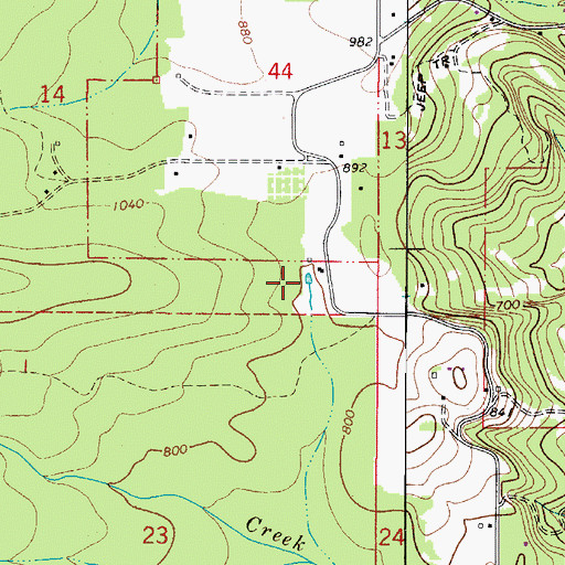 Topographic Map of Wilson Reservoir, OR